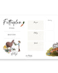 Futterplan | Druckvorlage