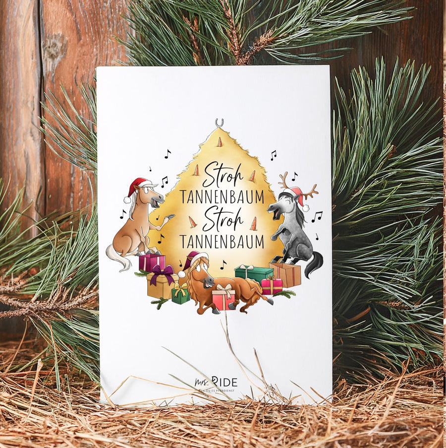 X-Mas Karten Druckvorlagen