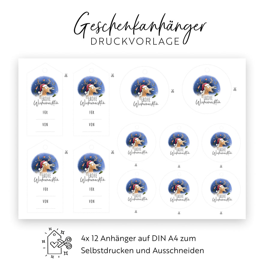 X-Mas Druckvorlagen Set