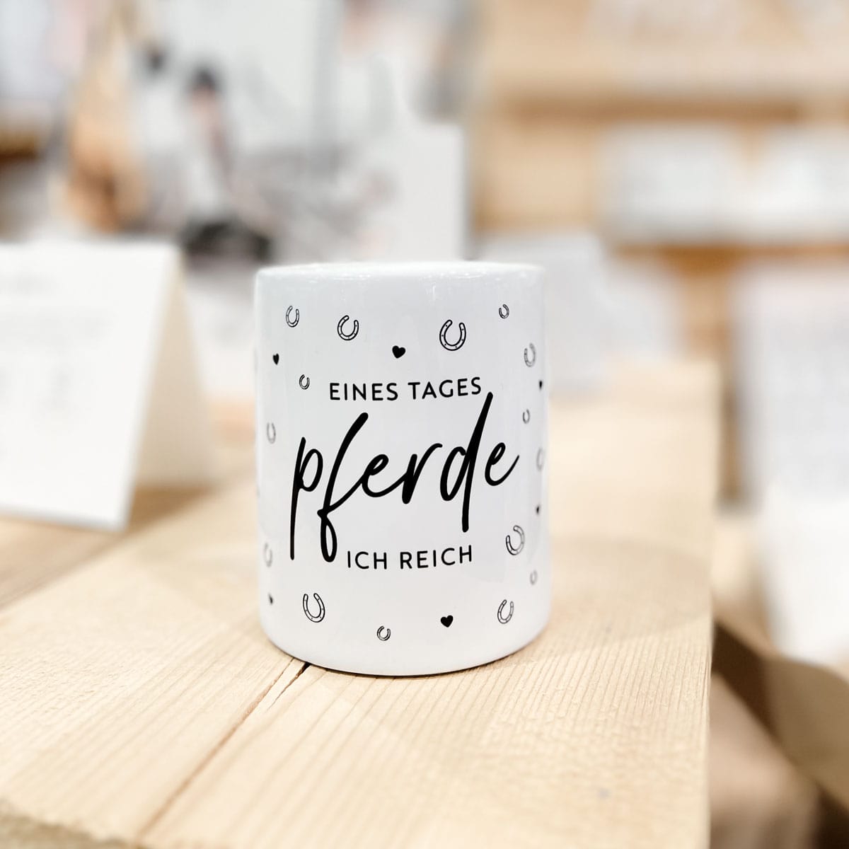 Spardose "Eines Tages Pferde ich reich"