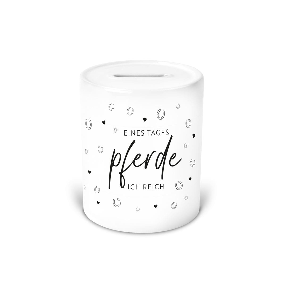Spardose "Eines Tages Pferde ich reich"