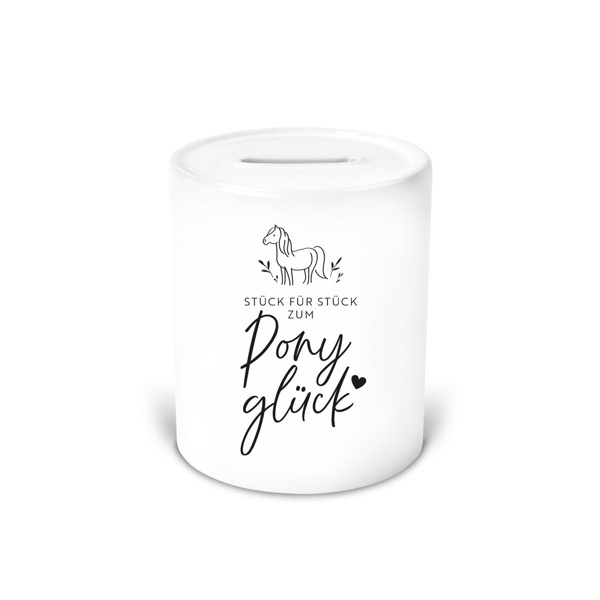 Spardose "Ponyglück"