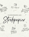 Strohpapier-Postkarte "Horsemanship"