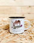 Emaille-Tasse "Hangoveraner"