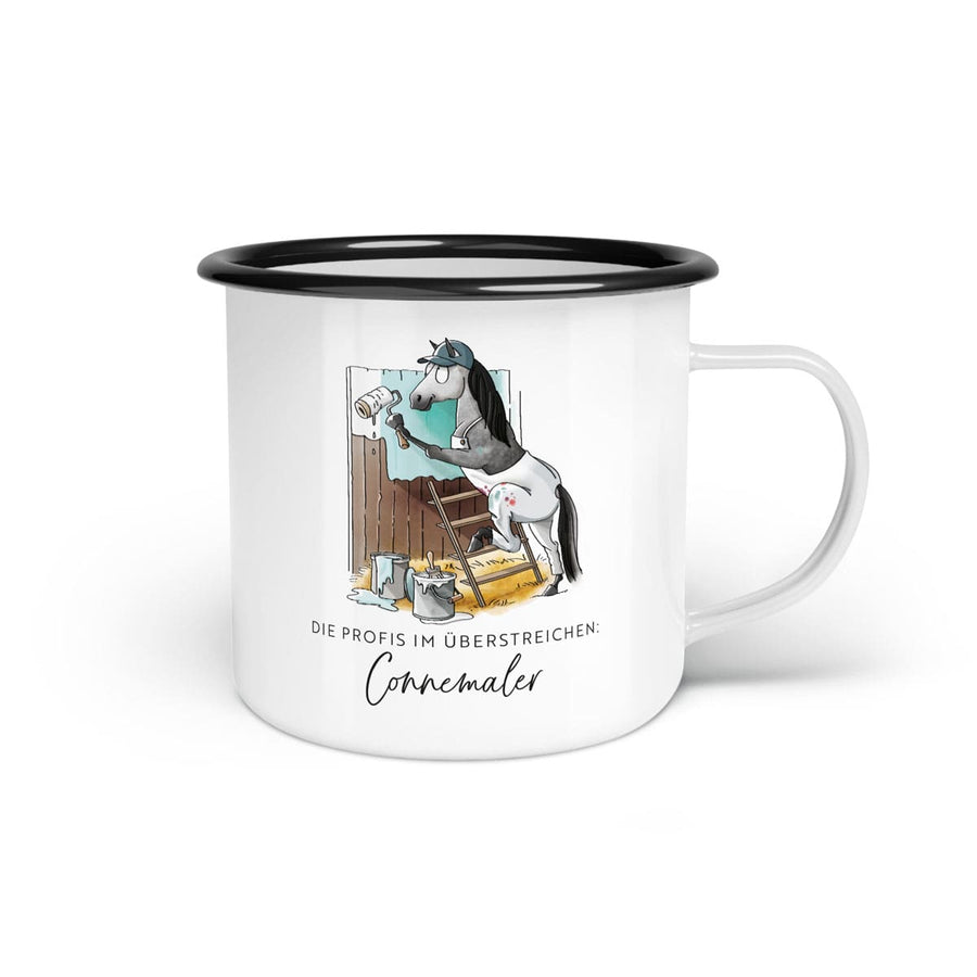 Emaille-Tasse "Connemaler"