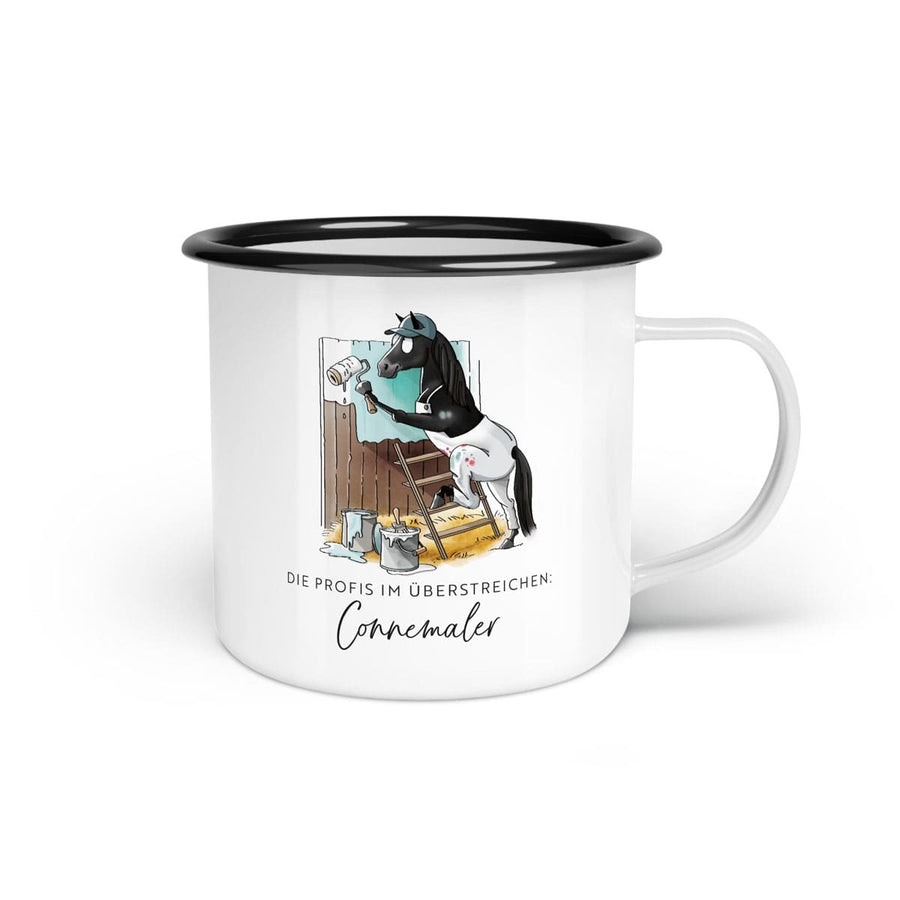 Emaille-Tasse "Connemaler"