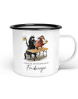 Emaille-Tasse "Freibierger"