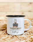 Emaille-Tasse "Haftlinger"