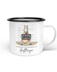 Emaille-Tasse "Haftlinger"