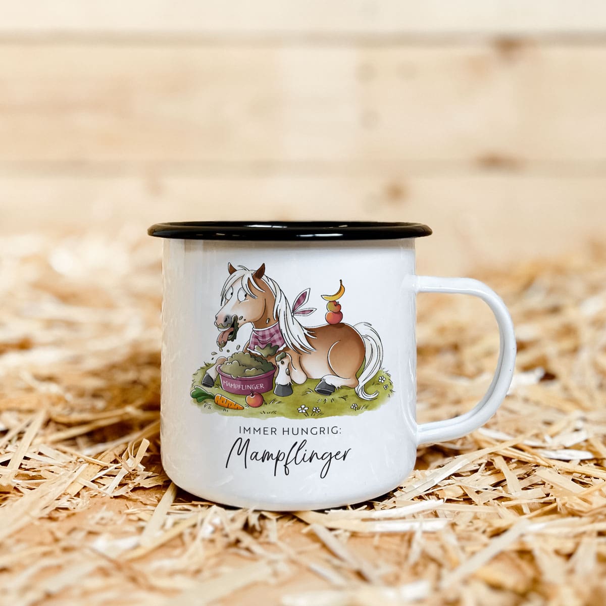 Emaille-Tasse "Mampflinger"