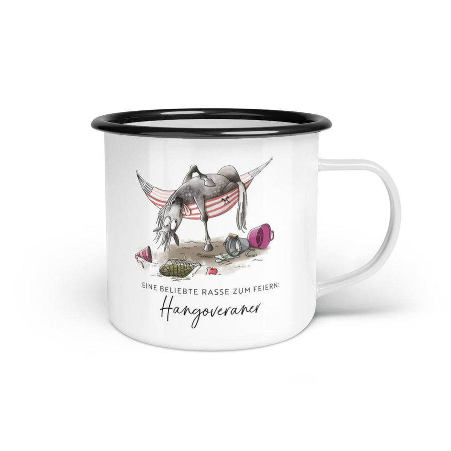 Emaille-Tasse "Hangoveraner"