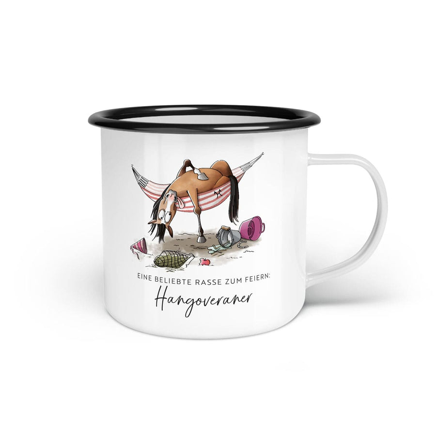 Emaille-Tasse "Hangoveraner"