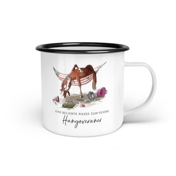 Emaille-Tasse "Hangoveraner"