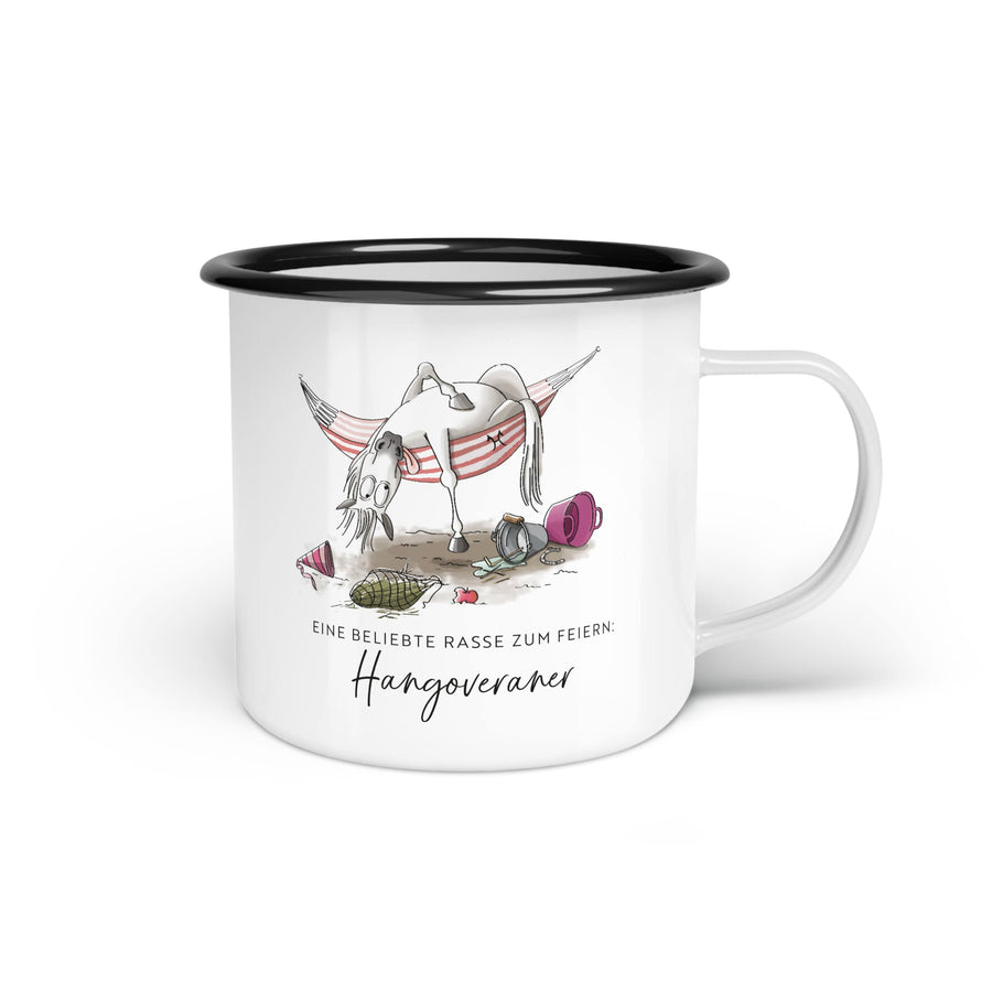 Emaille-Tasse "Hangoveraner"