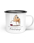 Emaille-Tasse "Meckerlenburger"