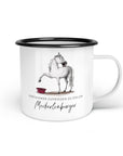 Emaille-Tasse "Meckerlenburger"