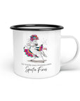 Emaille-Tasse "Spaßo Finos"