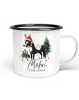 Emaille-Tasse "Möhri Christmas"