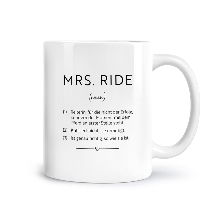 Tasse "mrs. ride"