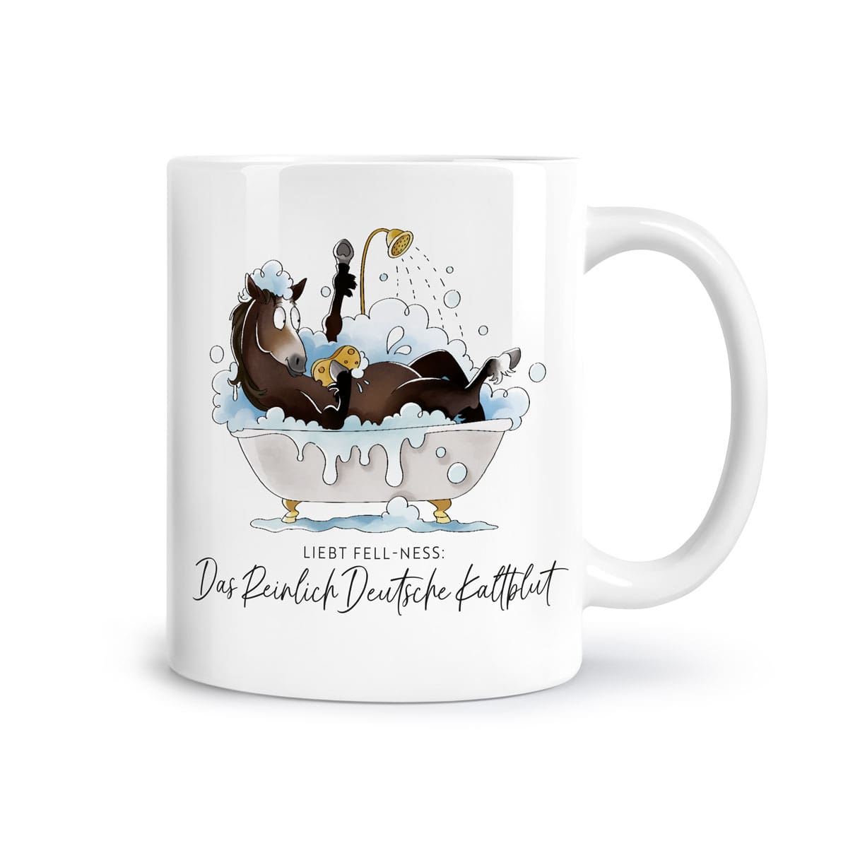 Tasse "Reinlich Deutsches Kaltblut"