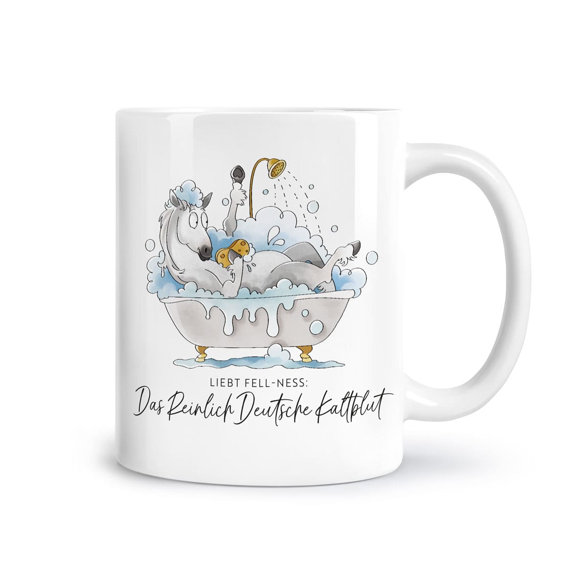 Tasse "Reinlich Deutsches Kaltblut"
