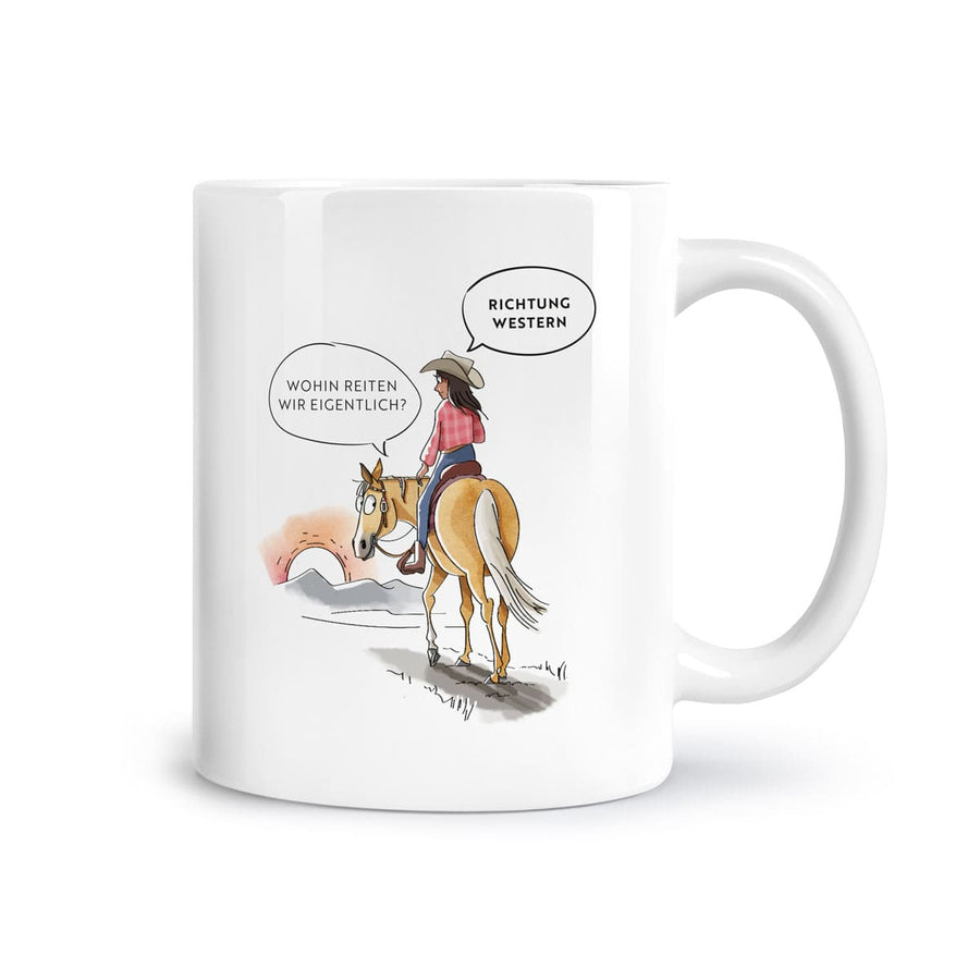 Tasse "Richtung Western"