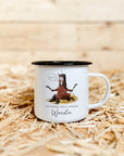 Emaille-Tasse "Wozulen"