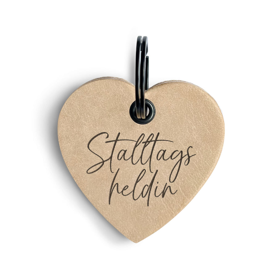 Lederanhänger "Stalltagsheldin"