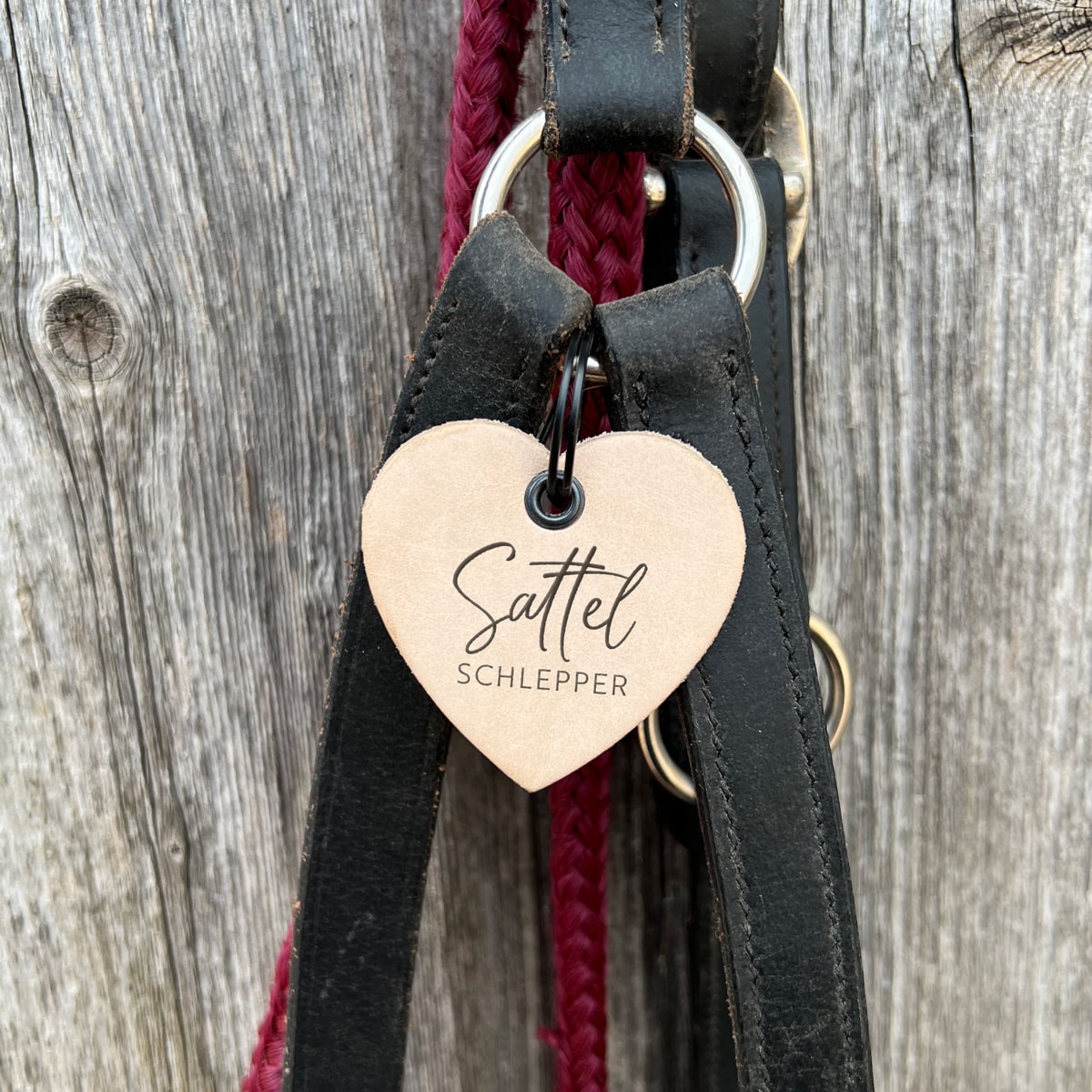 Lederanhänger "Sattelschlepper"