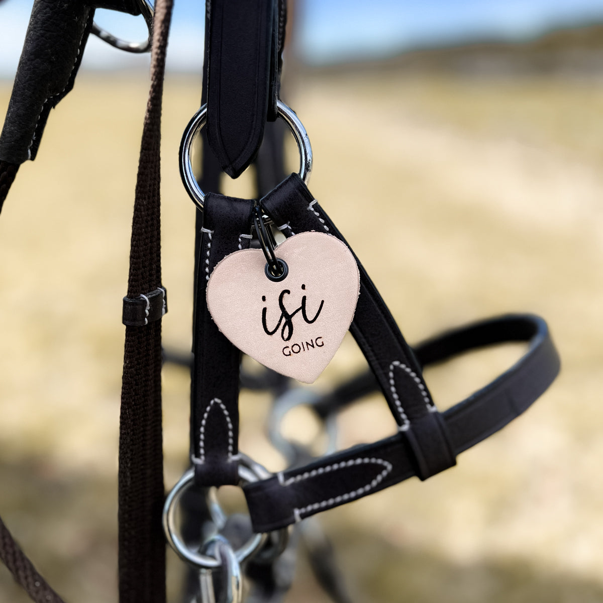 Lederanhänger "isi going"