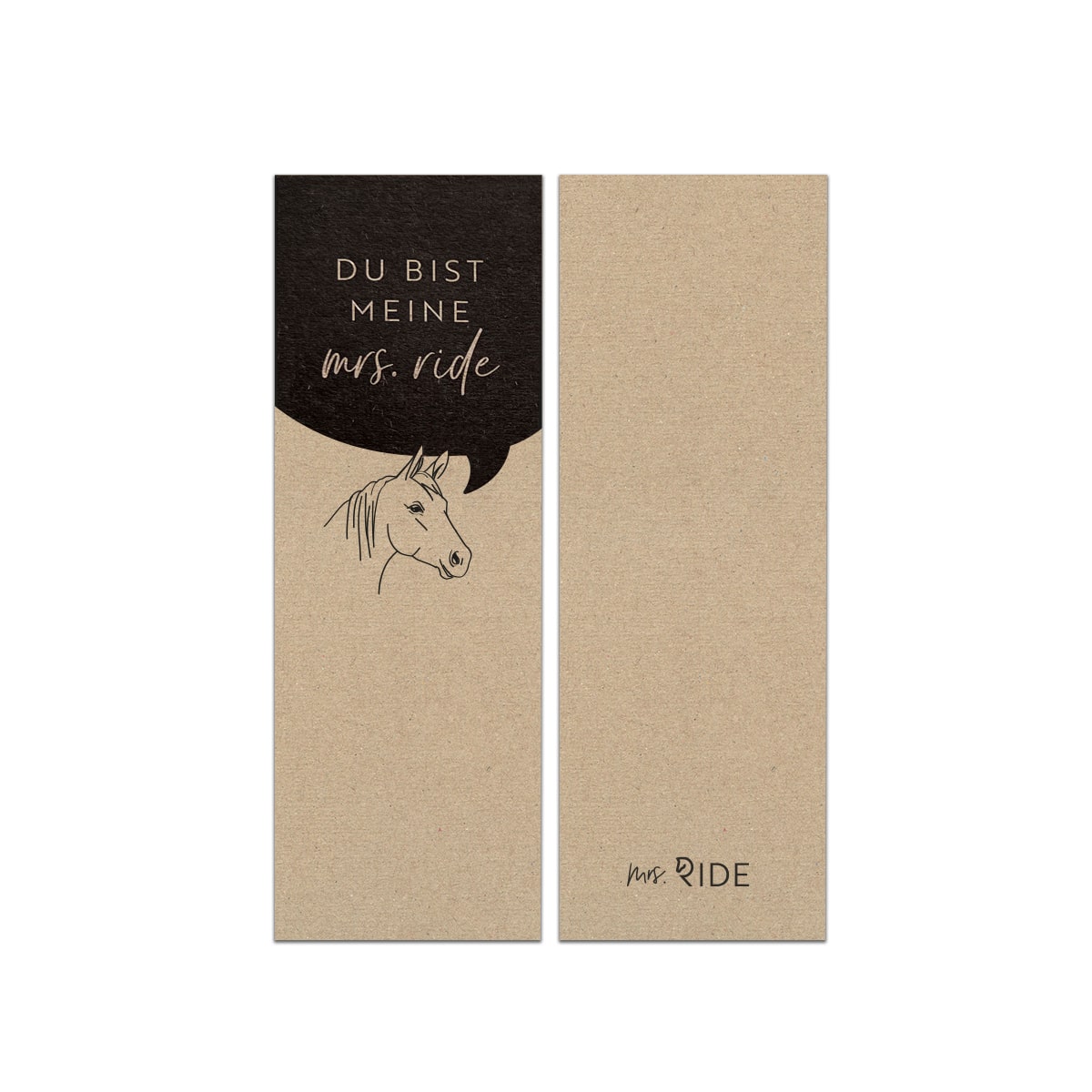 Lesezeichen "meine mrs. ride"