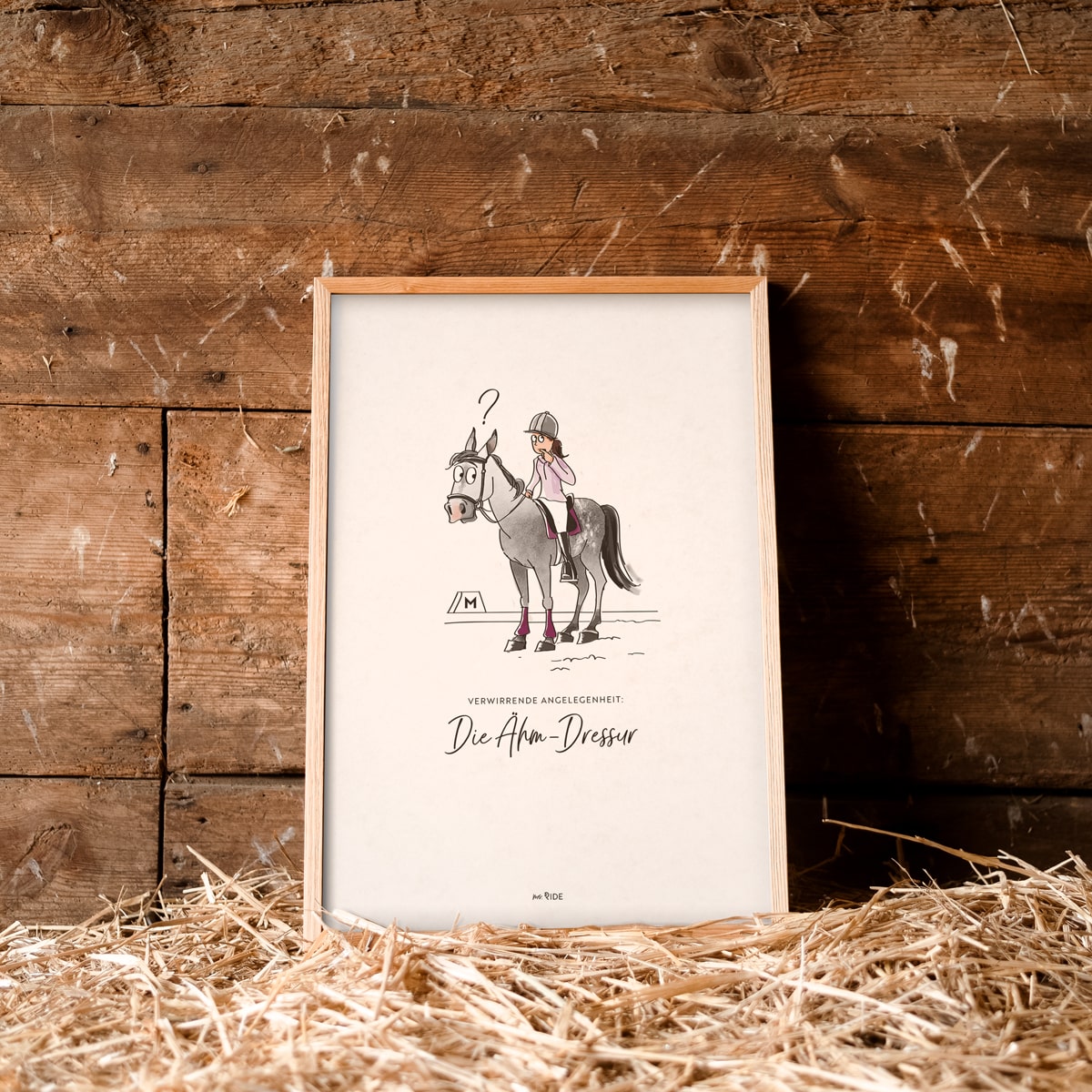 Poster "Ähm-Dressur"