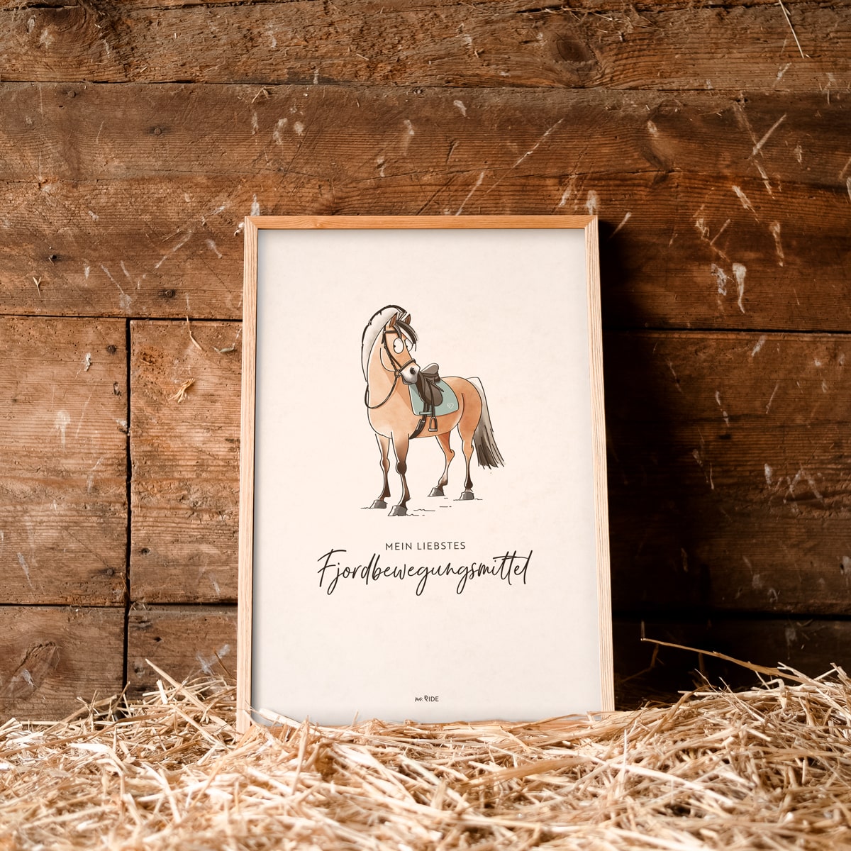 Poster "Fjordbewegungsmittel"