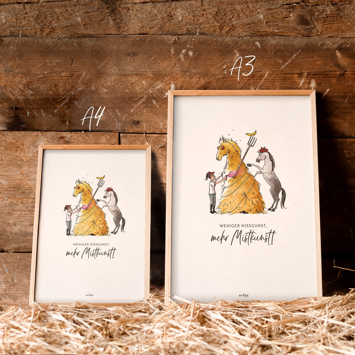 Poster "Weniger Missgunst, mehr Mistkunst!"
