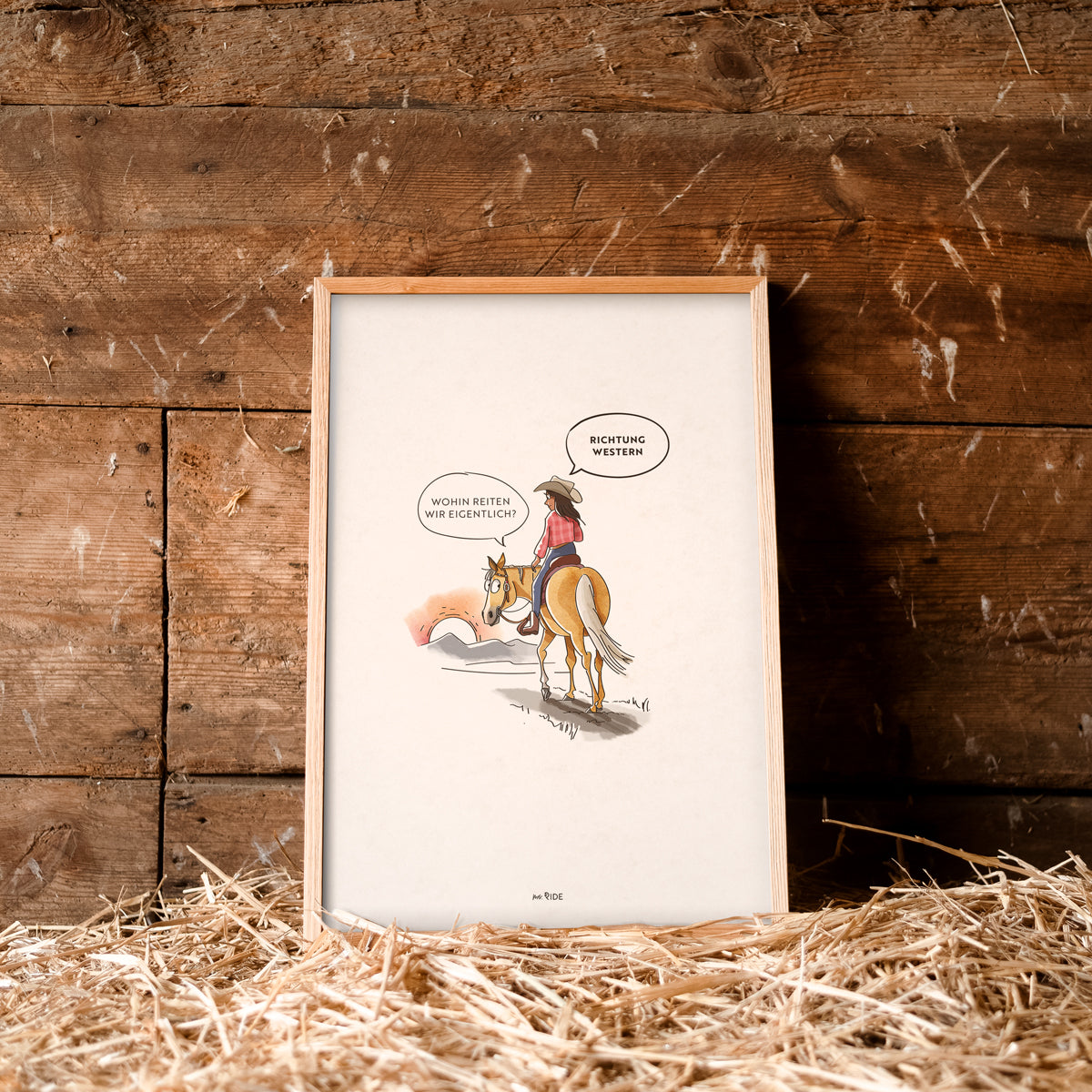 Poster "Richtung Western"