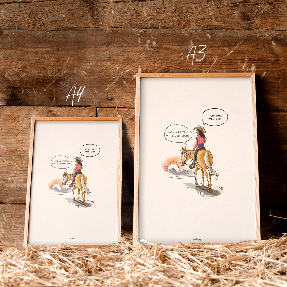Poster "Richtung Western"