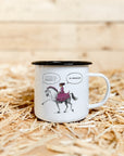 Emaille-Tasse "El-Dressur"