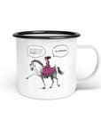 Emaille-Tasse "El-Dressur"